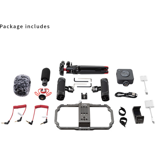 SmallRig Professional Phone Video Rig Kit for Vlogging & Live Streaming 3384B - 3